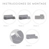 Colocación Funda Sofá Chaise Longue Relax Jaz Eysa Brazo Corto