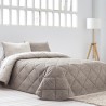 Edredón Comforter Lino Reversible Piedra