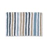 Alfombra de Baño 100% Algodón Rayas Mundra Azul Alfombra de Baño 100% Algodón Rayas Mundra Azul
