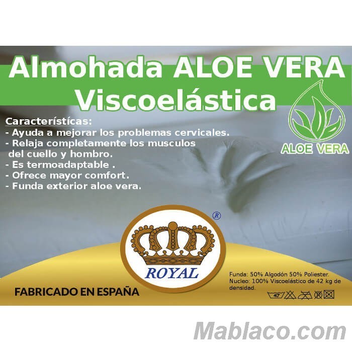 Almohada viscoelástica Aloe Vera en Granada al mejor precio