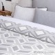 Colcha Jacquard Reversible Campello Gris