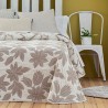 Colcha Jacquard Reversible Jerez Beige