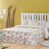 Colcha Jacquard Reversible Jerez Beige