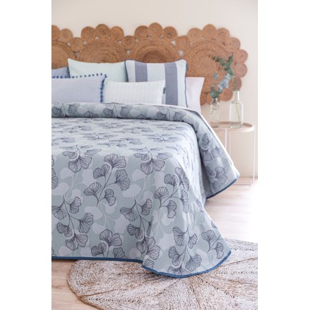 Colcha Jacquard Almonte Turquesa