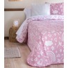 Colcha Jacquard Reversible Cala Rosa Colcha Jacquard Reversible Cala Rosa