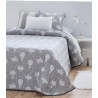 Colcha Jacquard Reversible Vuelo Gris Colcha Jacquard Reversible Vuelo Gris