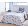 Colcha Jacquard Reversible Vuelo Azul Colcha Jacquard Reversible Vuelo Azul