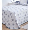 Colcha Jacquard Reversible Vuelo Azul Colcha Jacquard Reversible Vuelo Azul