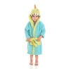 Albornoz Infantil Reptor Dinosaurio Algodón con Capucha Albornoz Infantil Reptor Dinosaurio Algodón con Capucha