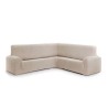 Funda Sofá Rinconera Bielástica Jaz color lino Funda Sofá Rinconera Bielástica Jaz color lino