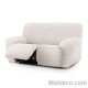 Funda de Sofa Relax Bielástica Jaz 2 asientos color crudo