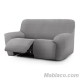 Funda de Sofa Relax Bielástica Jaz 2 asientos color gris