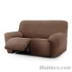 Funda de Sofa Relax Bielástica Jaz 2 asientos color marrón