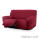 Funda de Sofa Relax Bielástica Jaz 2 asientos color granate