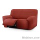 Funda de Sofa Relax Bielástica Jaz 2 asientos color teja
