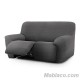 Funda de Sofa Relax Bielástica Jaz 2 asientos color gris oscuro