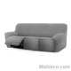 Funda de Sofa Relax Bielástica Jaz 3 plazas color gris