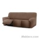 Funda de Sofa Relax Bielástica Jaz 3 plazas color marrón