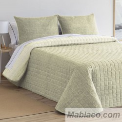 Colcha Bouti Lino Reversible Beige Barcelo