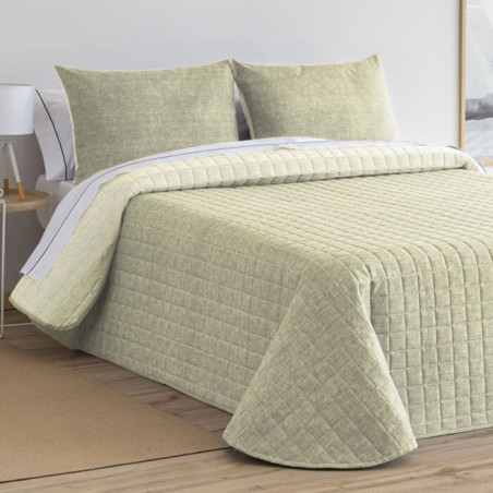 Colcha Bouti Lino Reversible Beige Barcelo