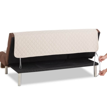 Colocación Cubre Sofá Cama Clic Clac Acolchado Paso 2