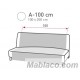 Medida Cubre Sofá Cama Clic Clac Acolchado Ancho 100 cm