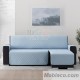 Cubre Chaise Longue Couch Cover Azul Claro