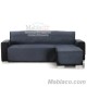 Cubre Chaise Longue Couch Cover Gris