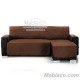 Cubre Chaise Longue Couch Cover Marrón