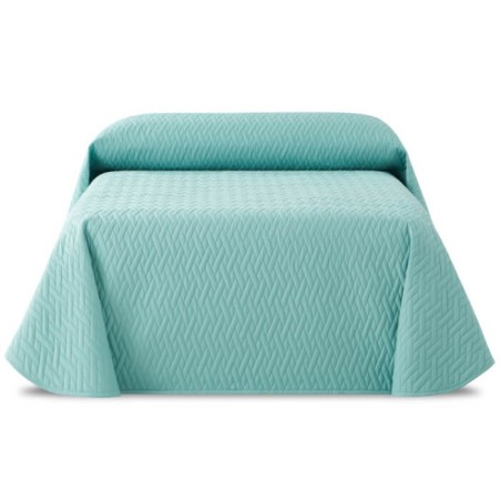 Colcha Bouti Liso Glaciar Aguamarina