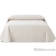Colcha Bouti Liso Glaciar Marfil