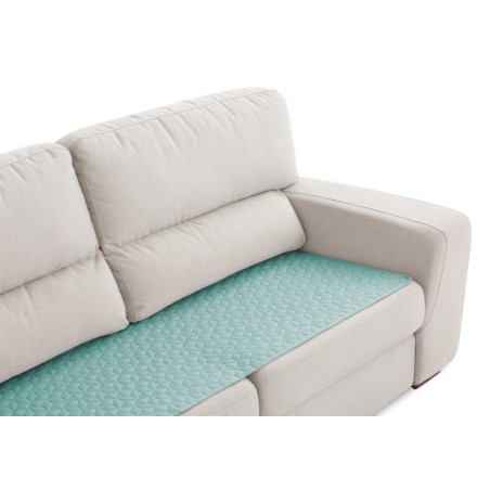 Topper Sofá Acolchado Geo Teflón Belmarti Aguamarina