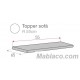 Medida Topper Geo 65x55 cm