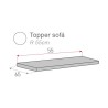 Medida Topper Geo 65x55 cm