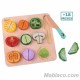 Puzzle Cortar verduras Classic World +18 meses Juguete madera