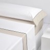 Juego de Sábanas Textura Beige Percal Algodón 200 hilos
