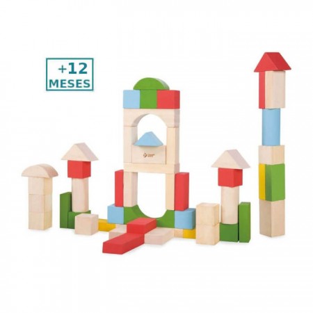 Bloques de construcción Classic World +12 meses Juguete madera - colores para niños