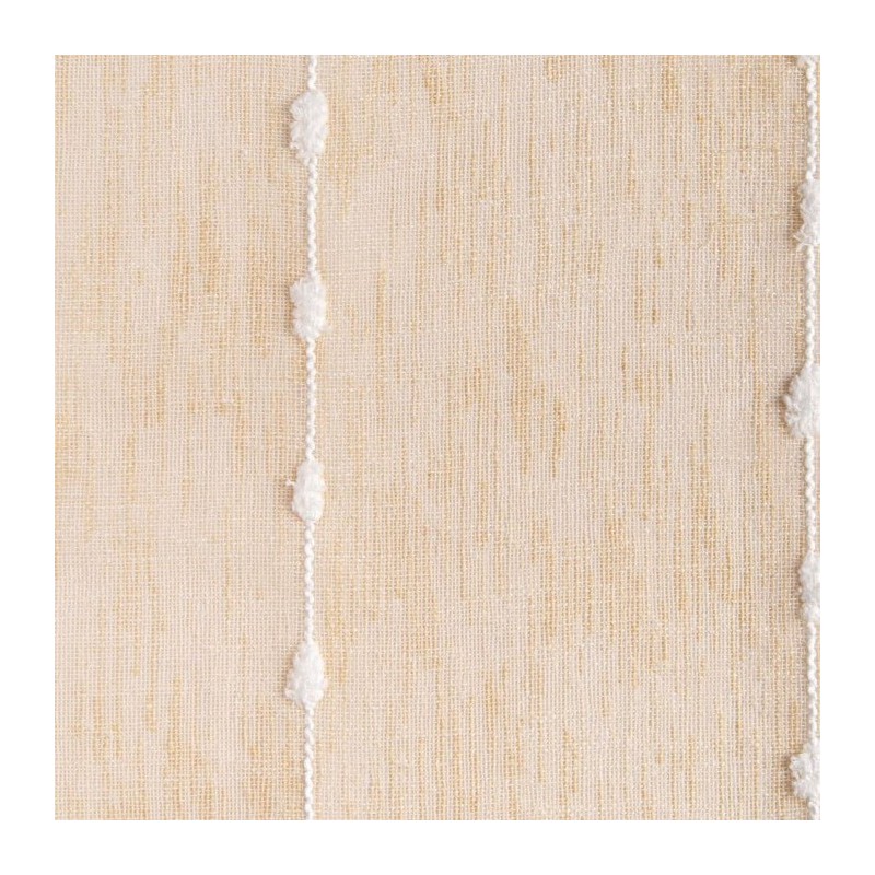 Cortina Visillo Liso Dubai con Ojales Crema Cortina Visillo Liso Dubai con Ojales Crema