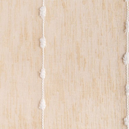 Cortina Visillo Liso Dubai con Ojales Crema