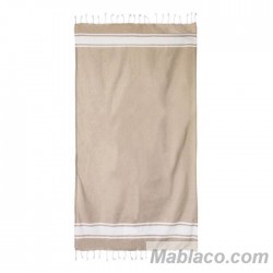 Fouta y Toalla de Playa Panama Beige Barcelo