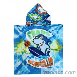 Poncho Infantil de Playa Baby Shark