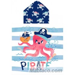 Poncho Infantil de Playa Pirate Polp Ecotowel