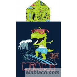 Poncho Infantil de Playa Miamijr Ecotowel