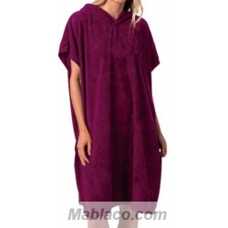 Toalla Poncho Adulto Surfers Morado