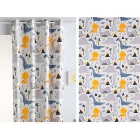 Cortina Dinos confecionadas con ollaos