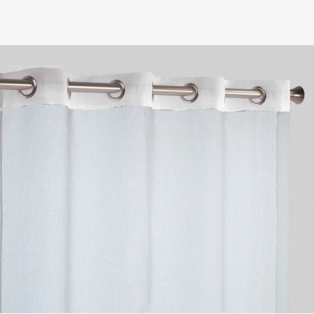 Cortina Visillo Dolly Liso color Crudo con Ollaos
