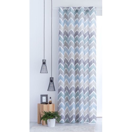 Cortina Rioja Azul confeccionadas con ollaos