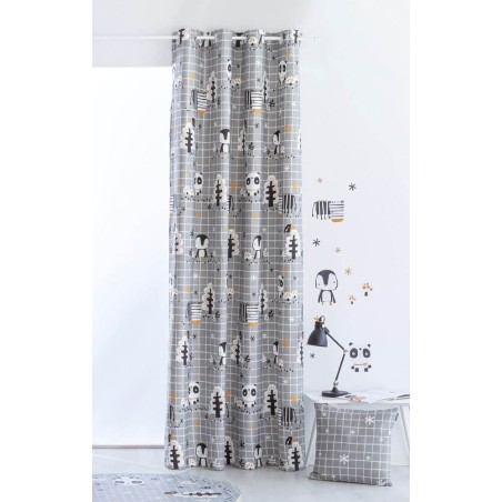 Cortina Nordic confeccionadas con ollaos