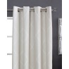 Cortina Jacquard Deniro Beige confeccionadas con ollaos Reig Marti Cortina Jacquard Deniro Beige confeccionadas con ollaos Reig Marti