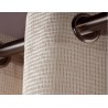 Cortina Jacquard Nat Ruy Beige confeccionadas con ollaos Reig Marti Cortina Jacquard Nat Ruy Beige confeccionadas con ollaos Reig Marti